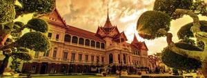 O Grande Palácio Real, em Yangon, a antiga Rangoon, capital de Mianmar.