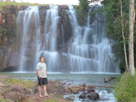 Cachoeira do Saltão, uma das atracões de Itirapina